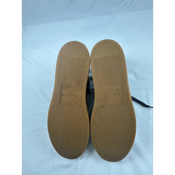 Bally Hervey Distresed Leather High Top Casual Sneakers Men's Size 10 D Brown - Picture 10 of 10